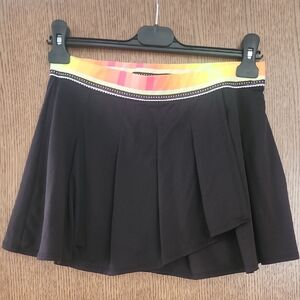 Lucky In Love Neon Green And Hot Pink Tennis Skirt